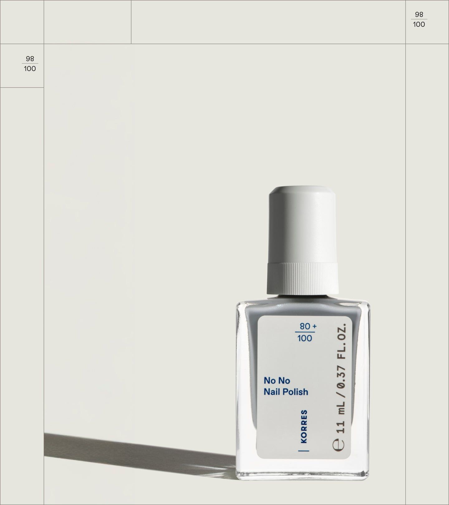 Korres No Nail Polish 75 foggy blue 11 ml Flaschen