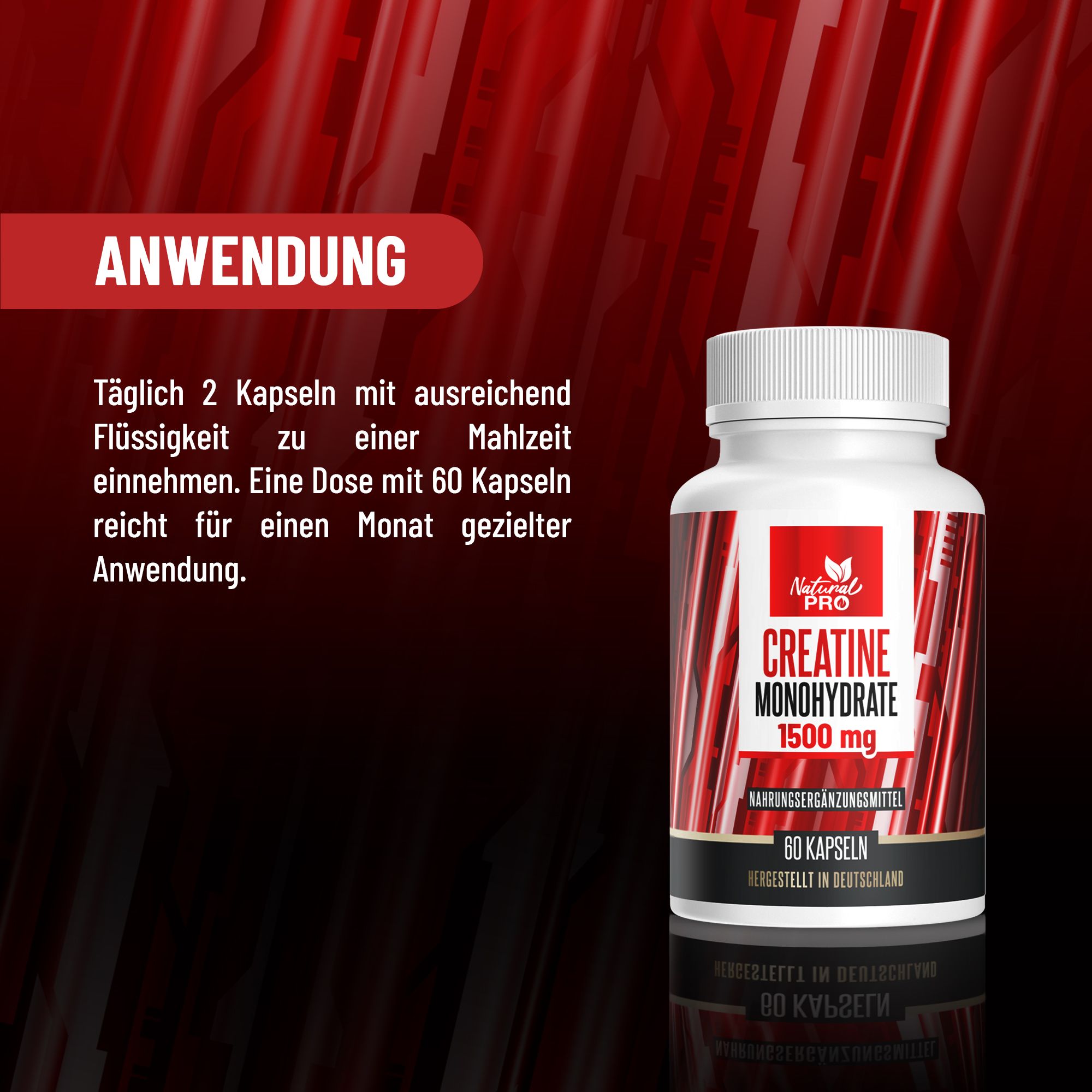 Natural Pro | Creatin Monohydrat | Creatine Monohydrate Creatine