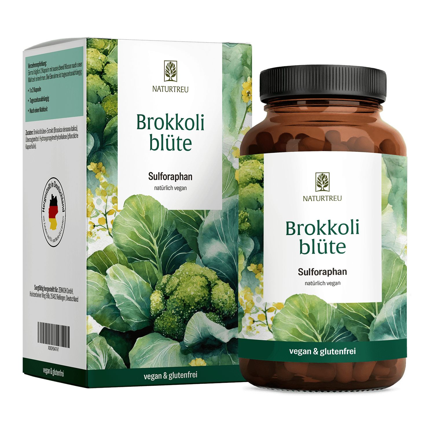 Naturtreu® Brokkoliblüte 138 g Kapseln