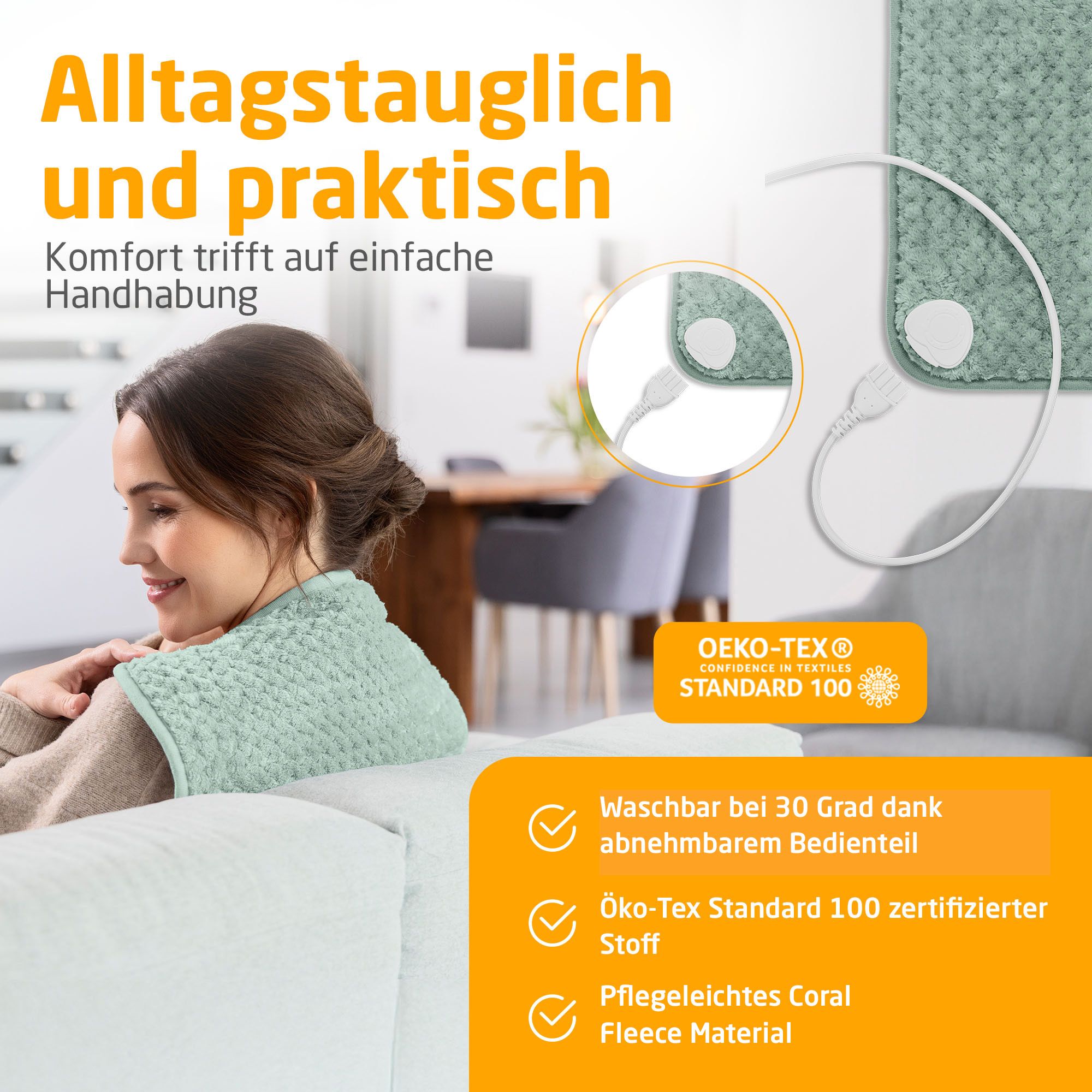 medisana HP 517 Heizkissen - savage green