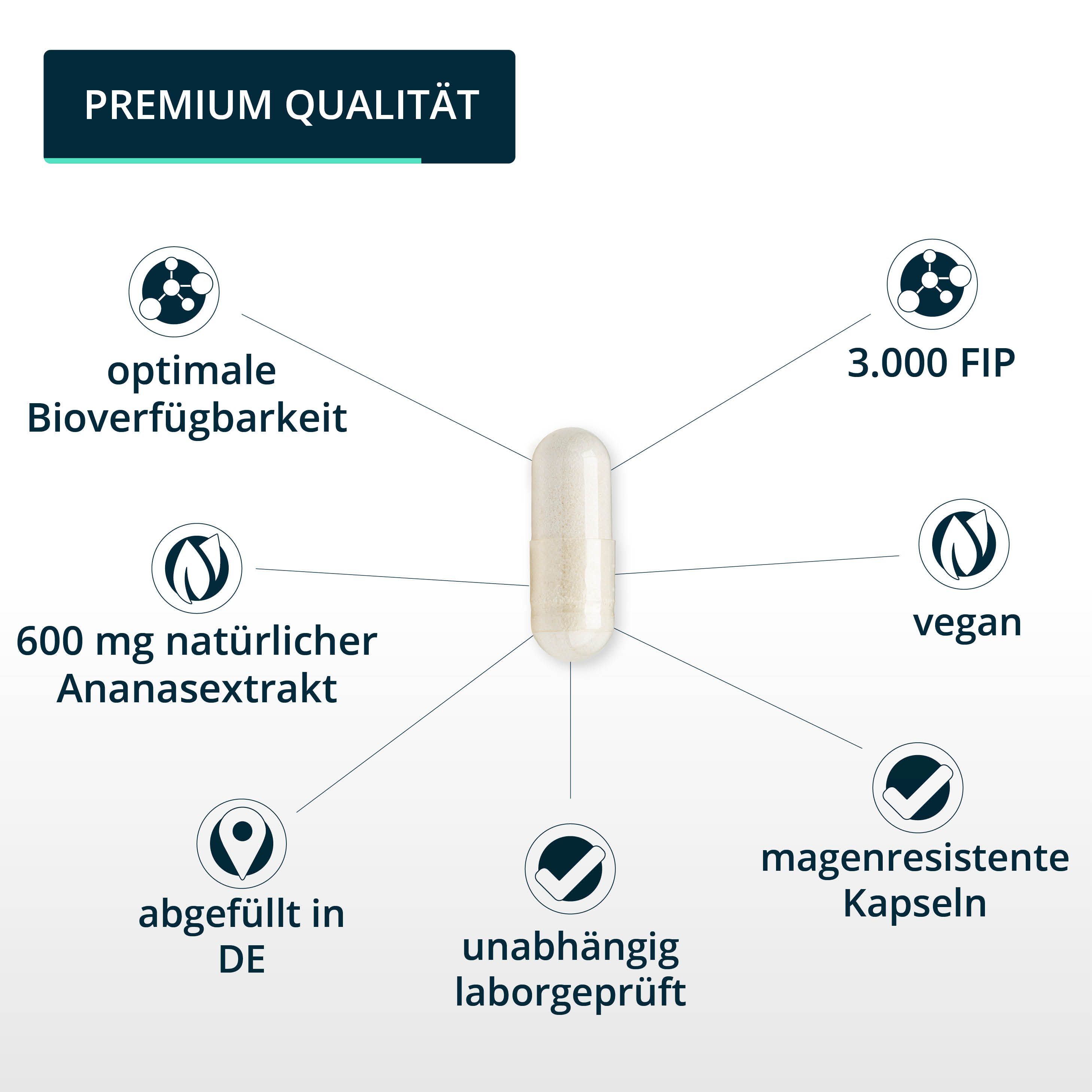 brandl® Bromelain Natürliche Enzyme aus der Ananas 60 St Shop Apotheke