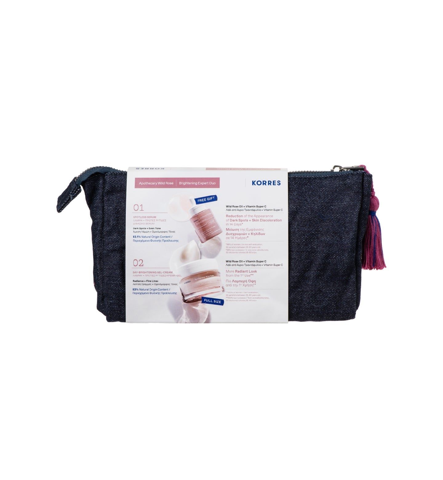 KORRES APOTHECARY WILD ROSE Strahlender Teint - Expert Duo