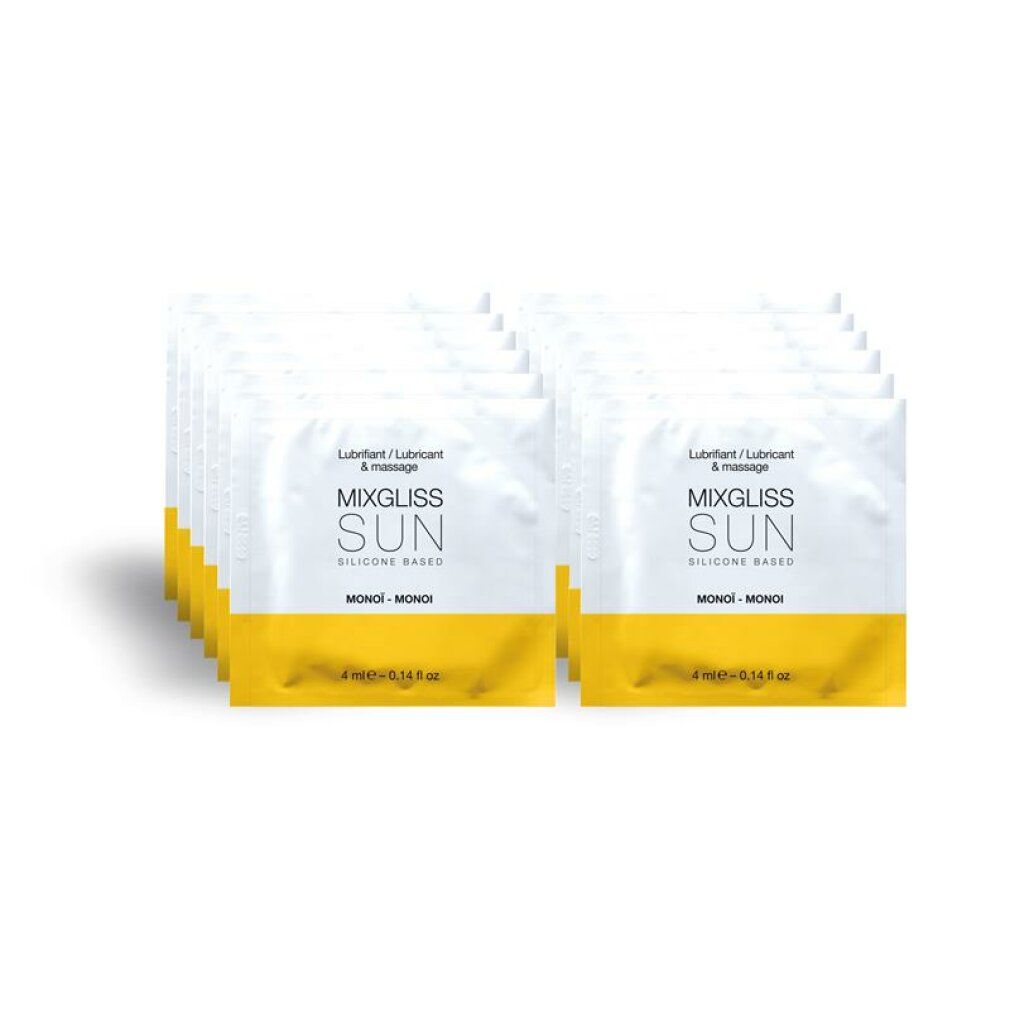 Mixgliss - Gleitgel Aroma Monoi 12*4ml auf Silikonbasis
