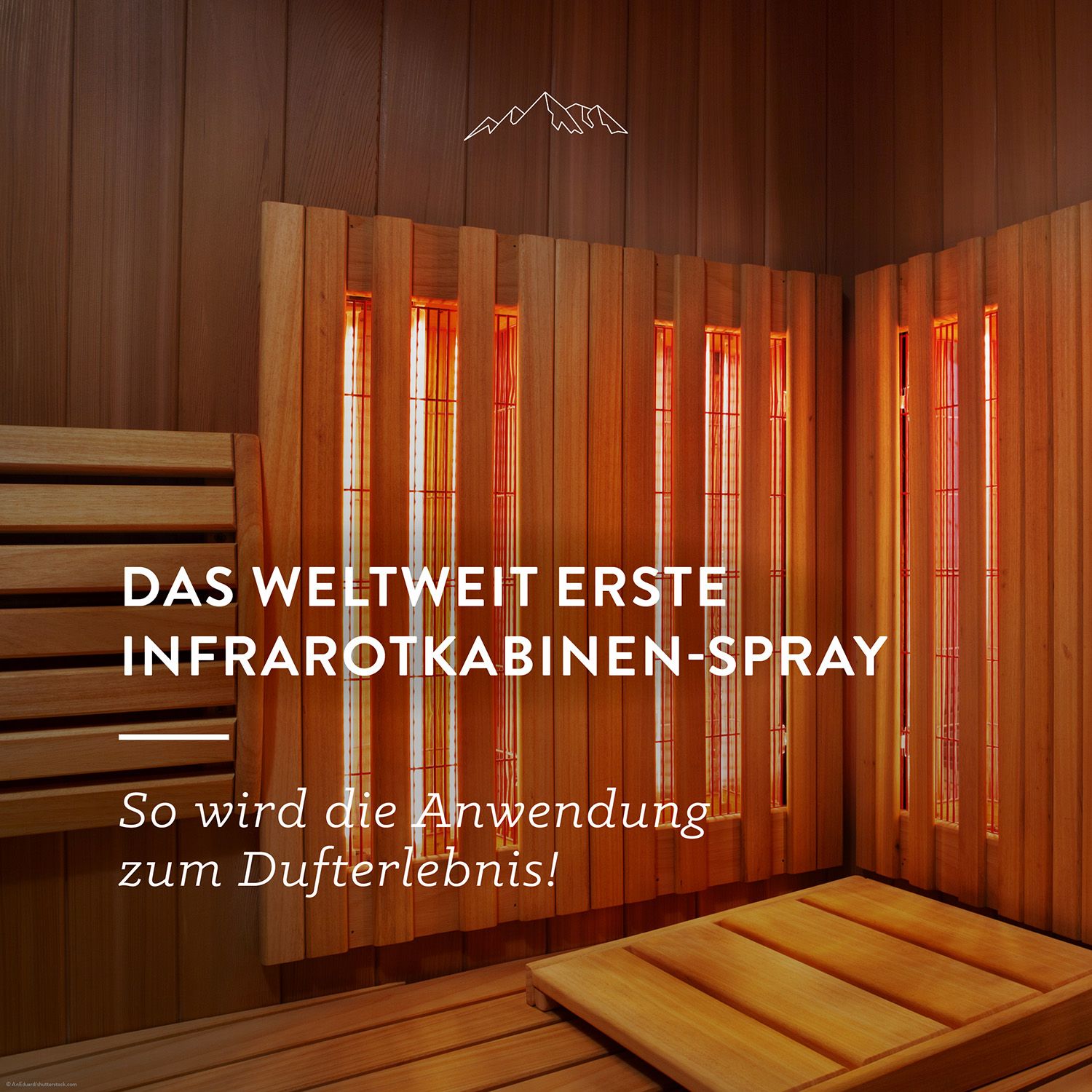 Allgäuquelle Bio Saunaspray Duftspray Infrarotkabinen-Spray Naturluft Alpenzirbe, Fichte, Kiefer