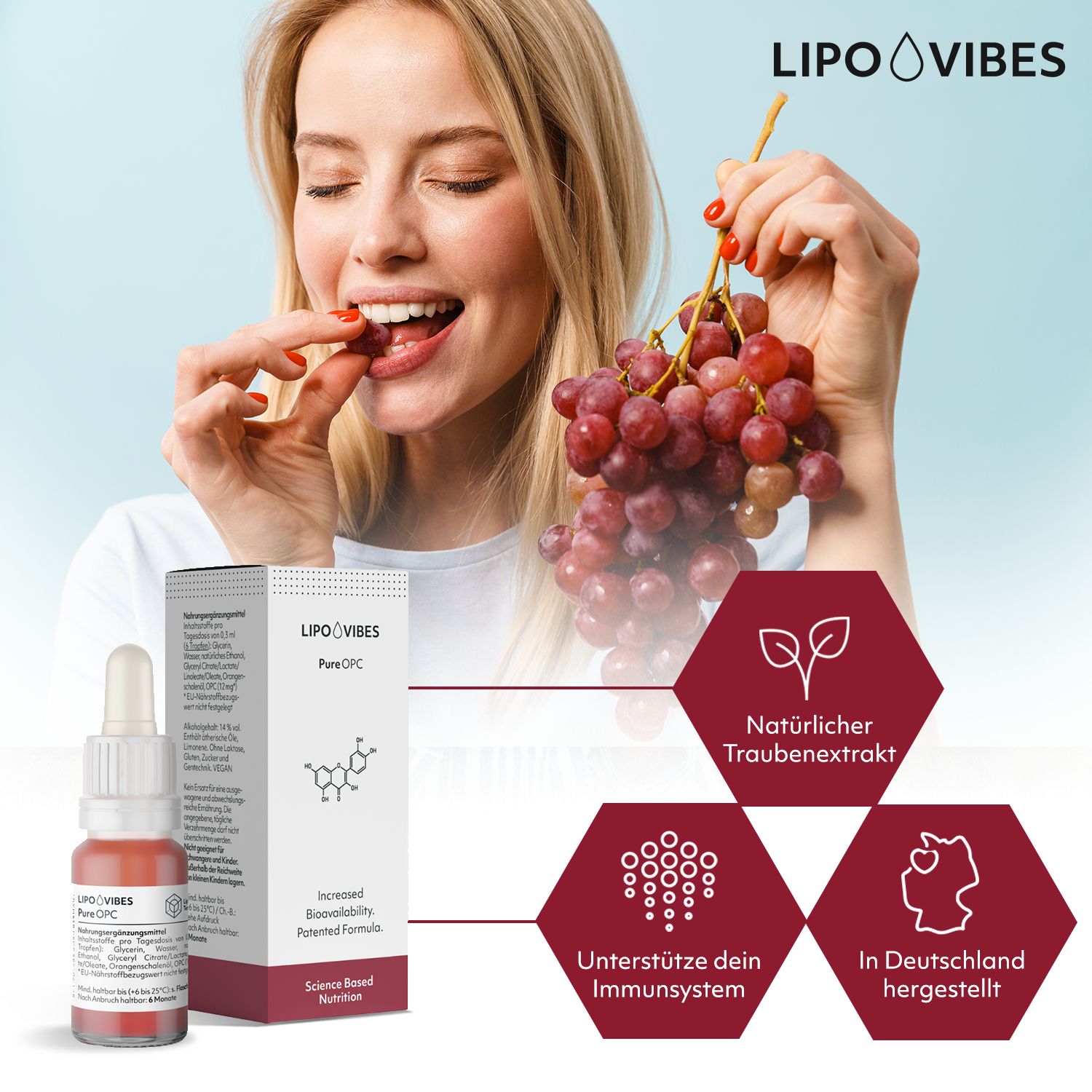 LipoVibes OPC - natürliches Traubenkernextrakt