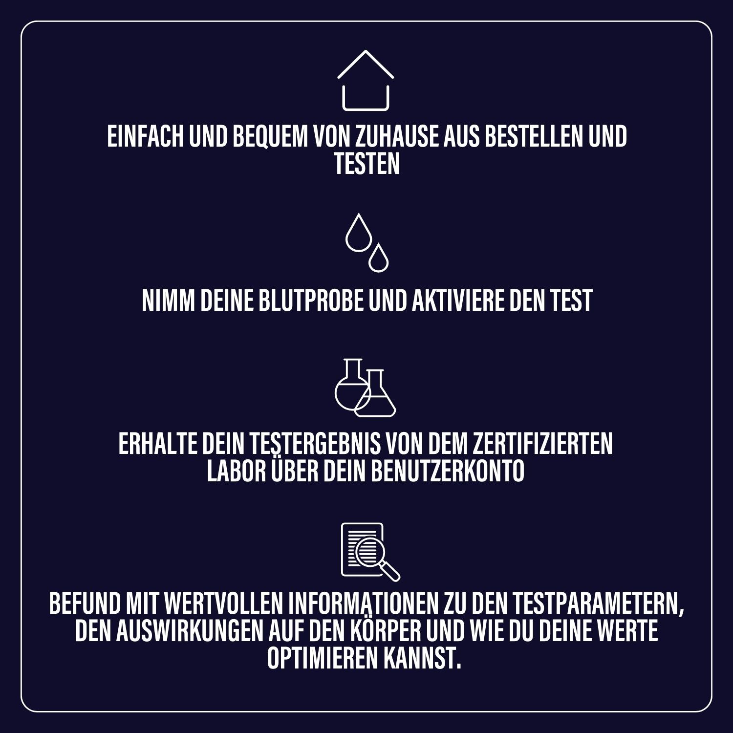 my Control® Diagnostics Selbsttest mit Laborergebnis Bluttest für Sportler