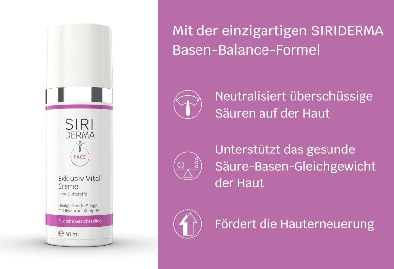 Siriderma Exclusiv Vital Creme o.Duftstof.Tiegel 50 ml