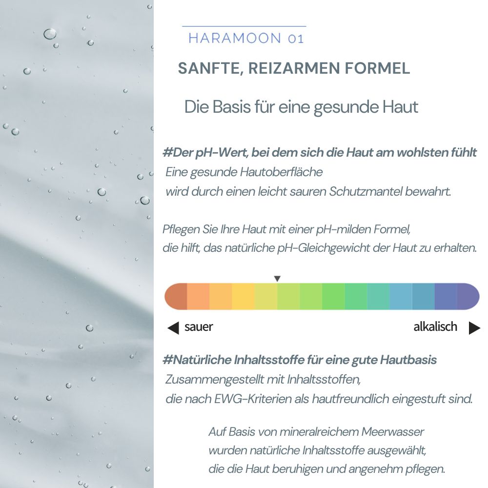 HARAMOON pH-ausgleichender Feuchtigkeits- & Beruhigungstoner mit Hyaluronsäure