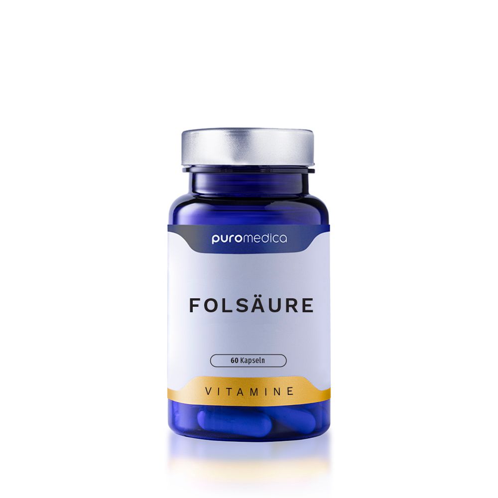 Puromedica Folsäure - Vitamin B9 60 St Kapseln