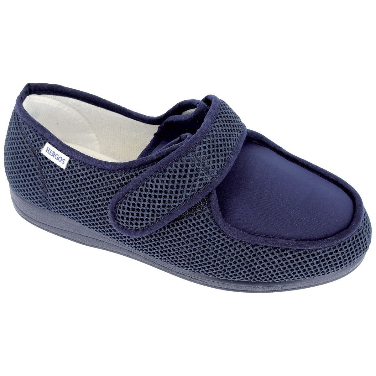 Hergos H052 - Scarpa comoda in tessuto elasticizzato a rete antibatterico con velcro