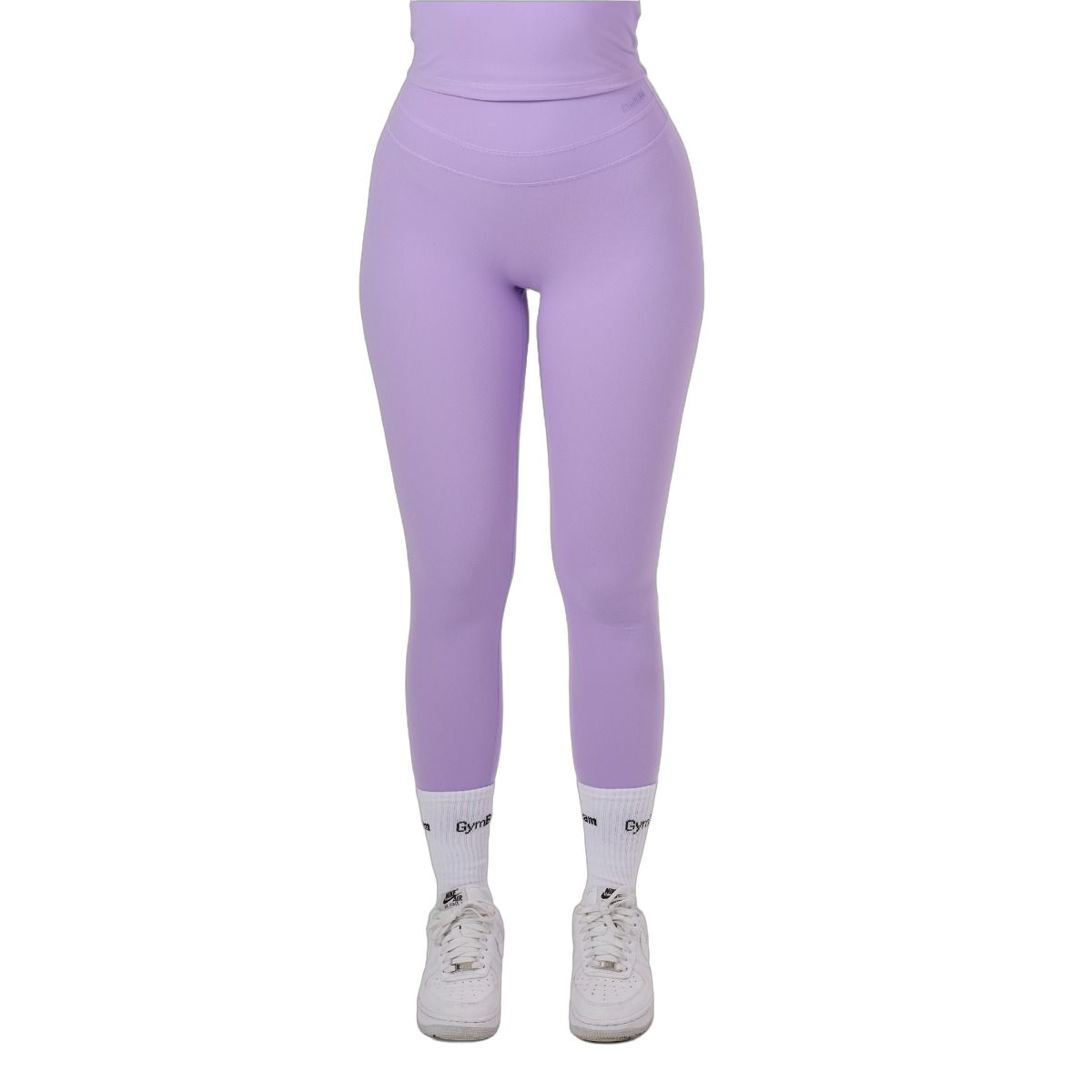 GymBeam Leggings Damen mit hoher Taille und ohne Frontnaht, Iris