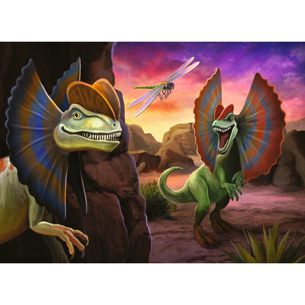 trefl Display Puzzle Dinosaurier Welt 20 Teile (24 Stück)