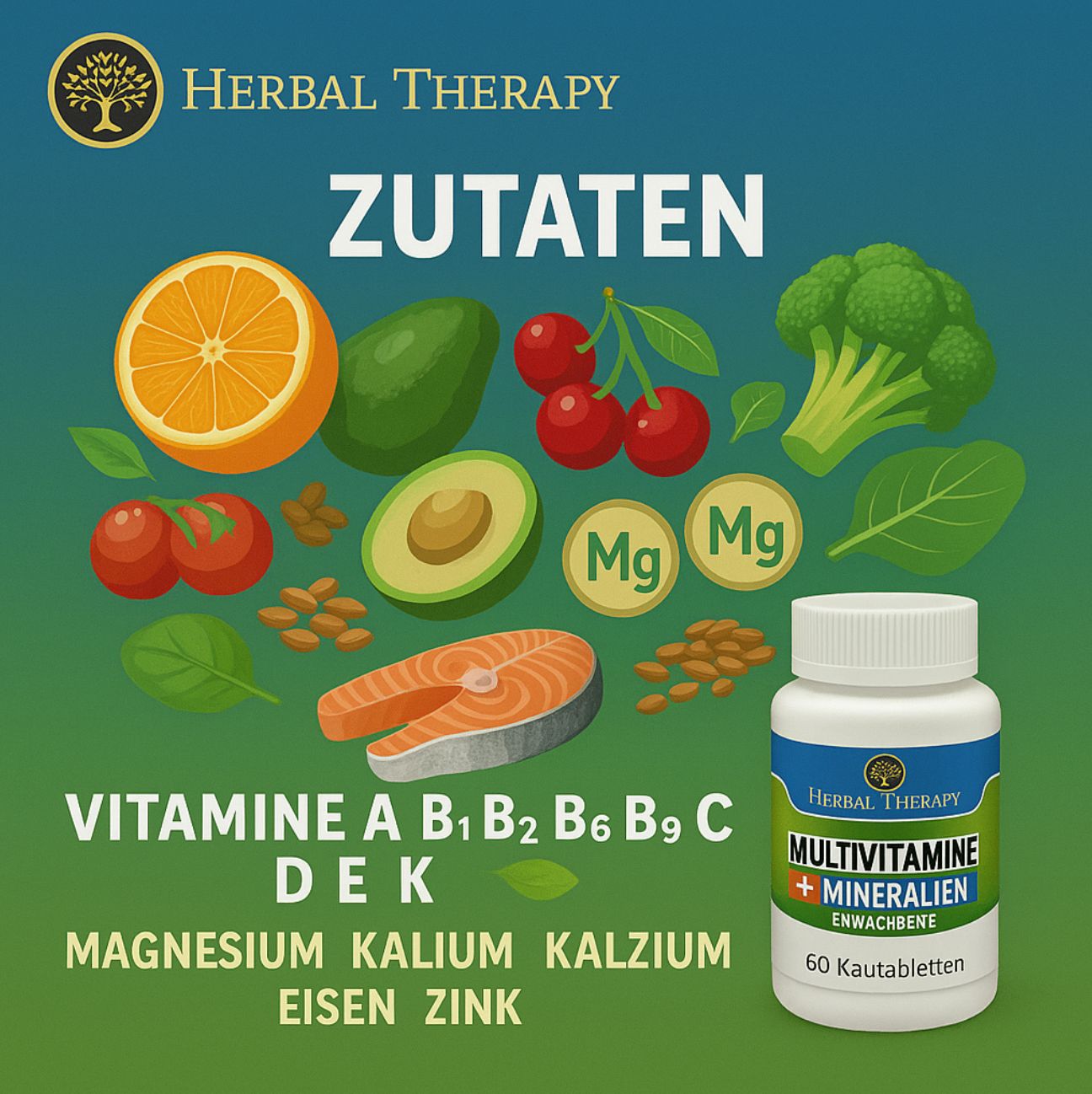 Herbal Therapy MULTIVITAMINE + MINERALIEN Erwachsene