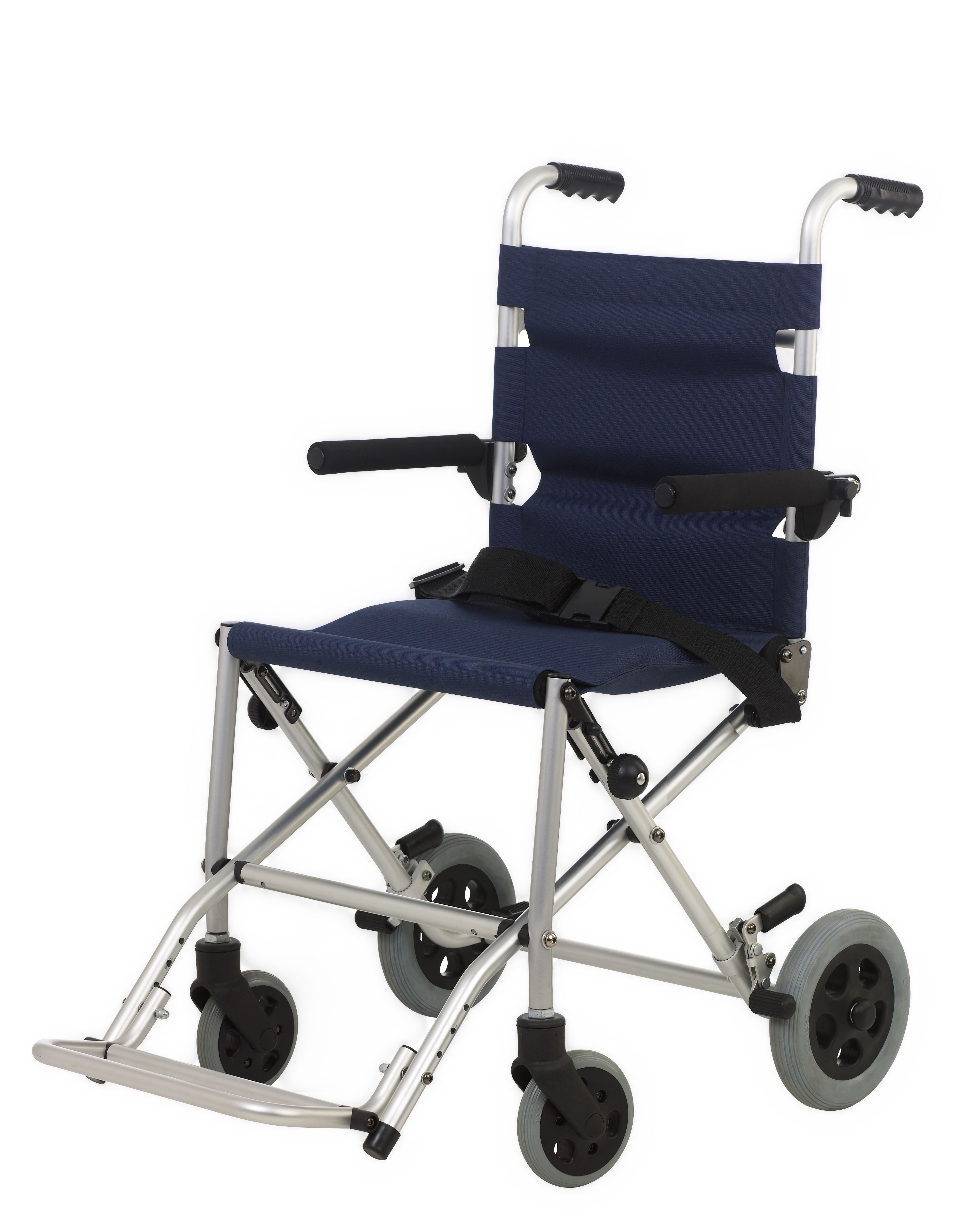 Travell Chair Big Reiserollstuhl, faltbar 65 cm breit bis 110 kg belastbar inkl. Transporttasche