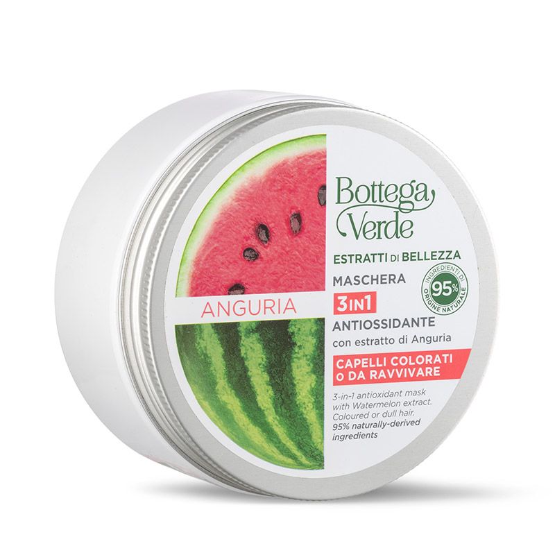 Bottega Verde Estratti di bellezza - Anguria - Maschera 3 in 1 antiossidante