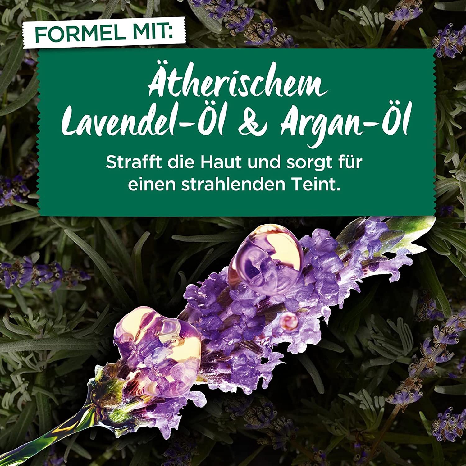 Garnier Bio Straffendes Gesichts-Öl, Anti-Aging Gesichtspflege mit Bio Lavendel