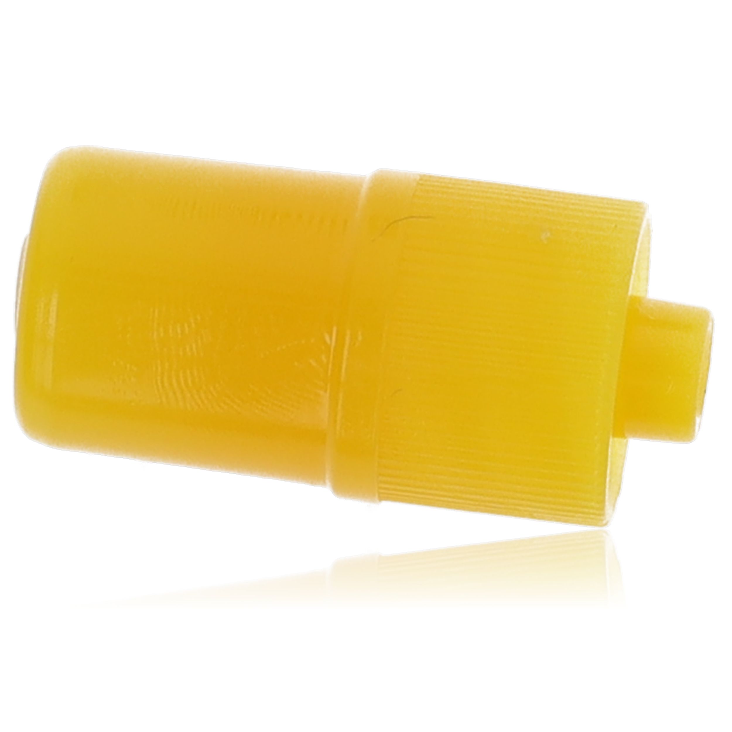 DISPOMED Injektstopfen mit Zuspritzmöglichkeit gelb