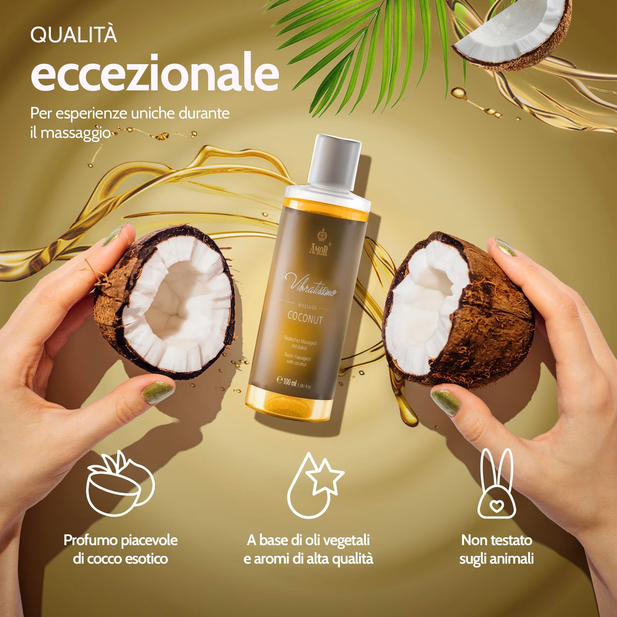 Vibratissimo Massageöl Coconut
