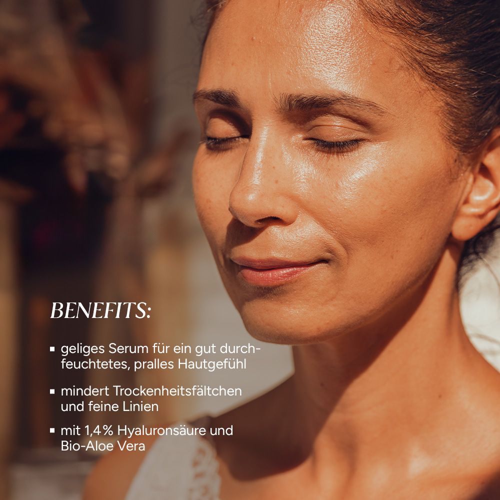 JUNGLÜCK Hyaluron Konzentrat - Well Aging Serum, mindert Trockenheitsfältchen und feine Linien