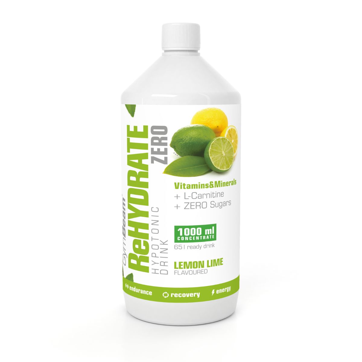 GymBeam ReHydrate Zero Elektrolyt Konzentrat 3 l
