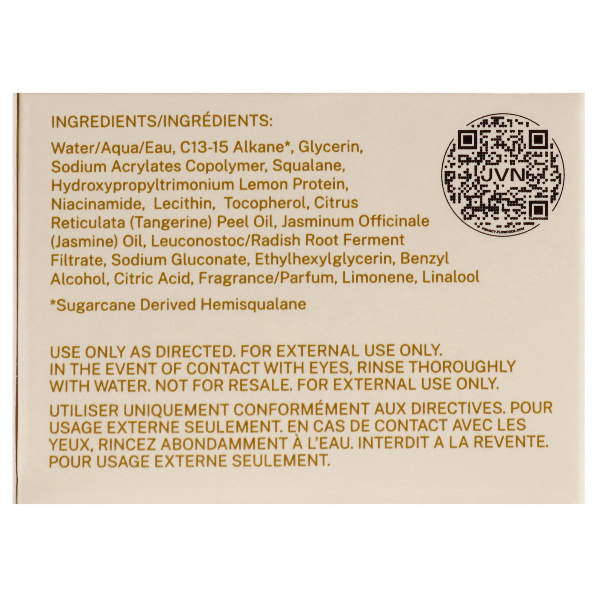 Complete Instant Recovery Serum by JVN for Unisex