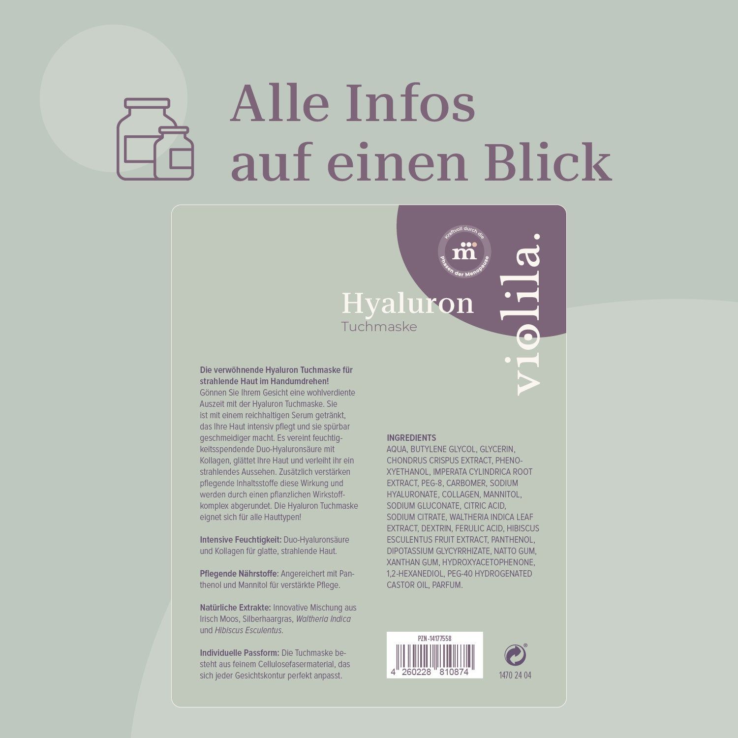 violila Hyaluron Tuchmaske