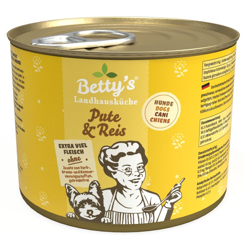Bettys Landhausküche LHK Dog Pute & Reis
