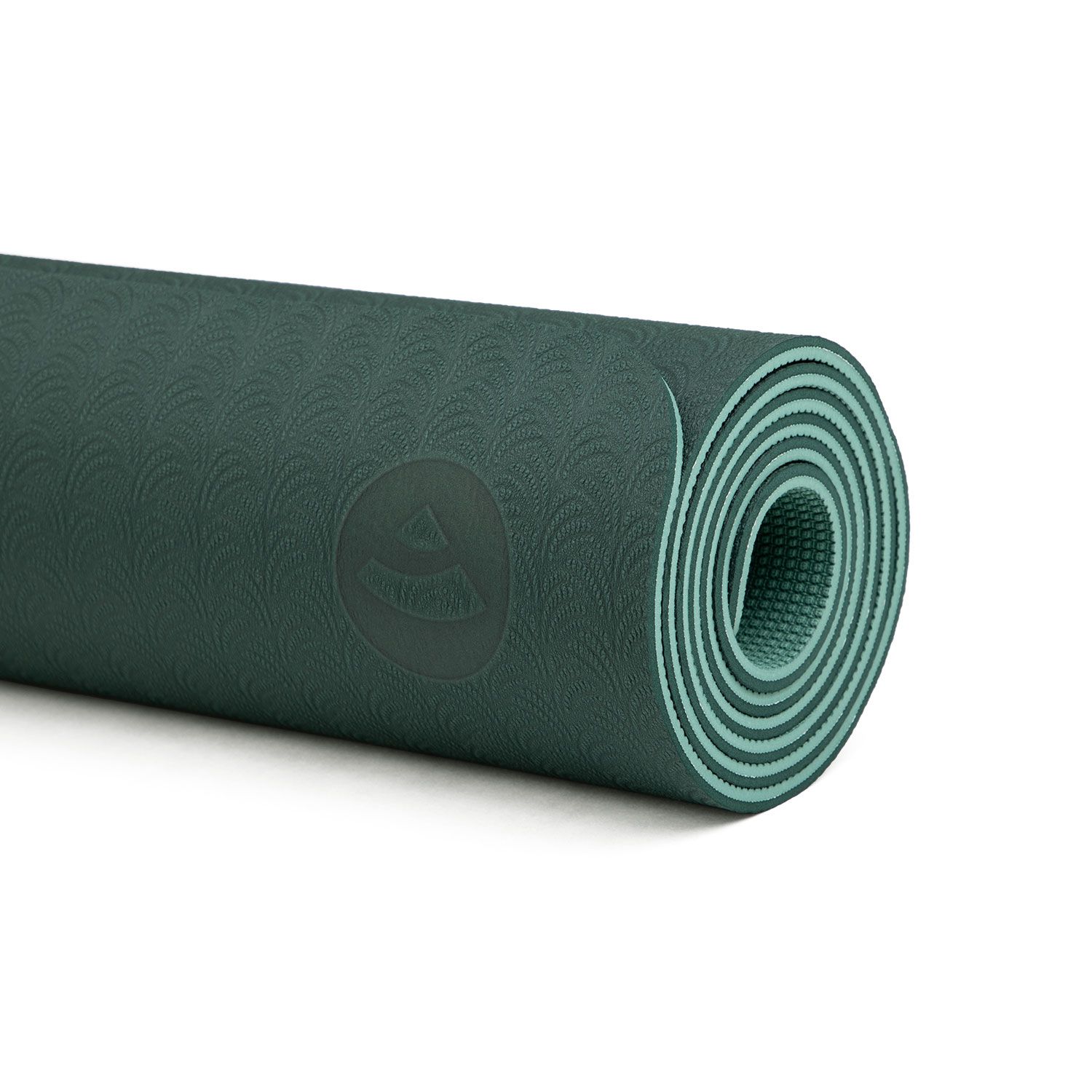 bodhi Yogamatte LOTUS PRO dunkelgrün/grün