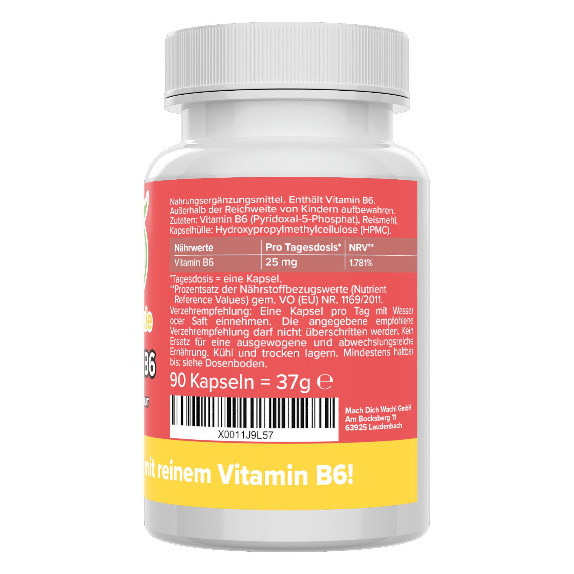 Vitamin B6 Kapseln - P-5-P Vitamineule® 90 St