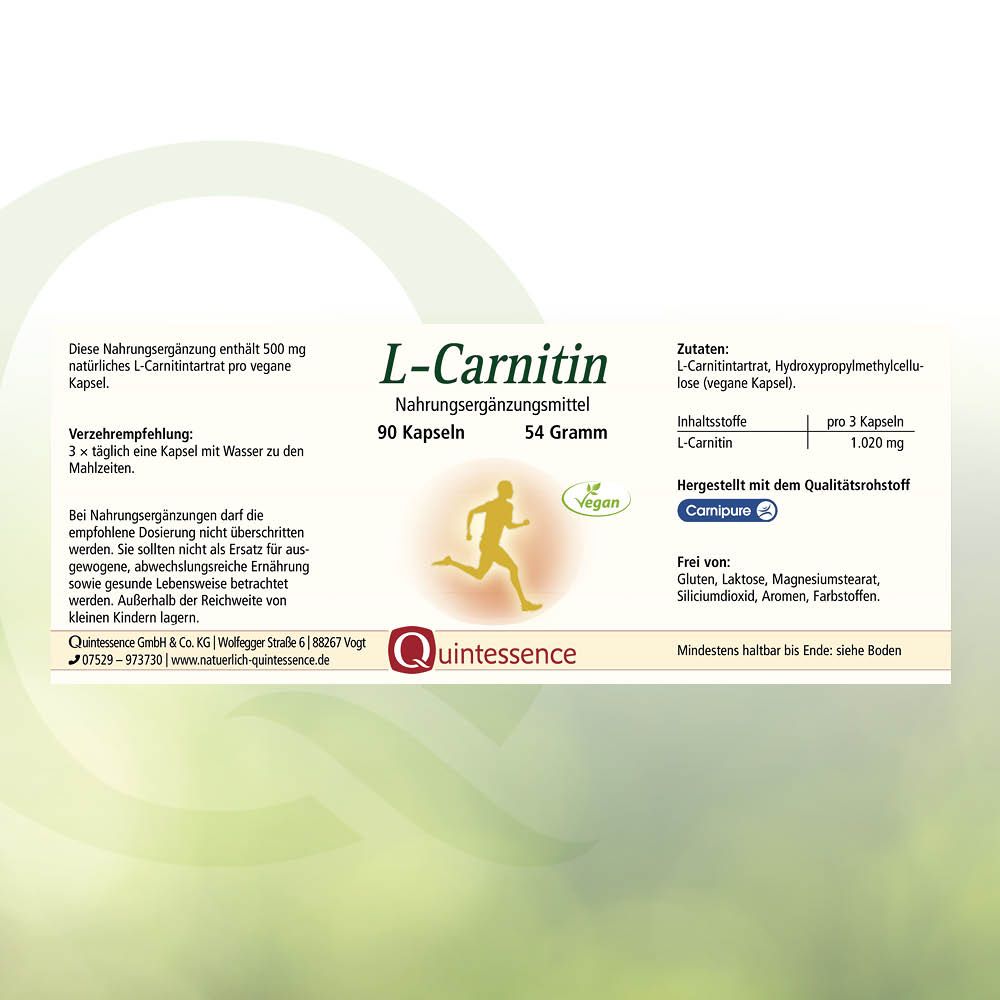 L-Carnitin Kapseln von Quintessence