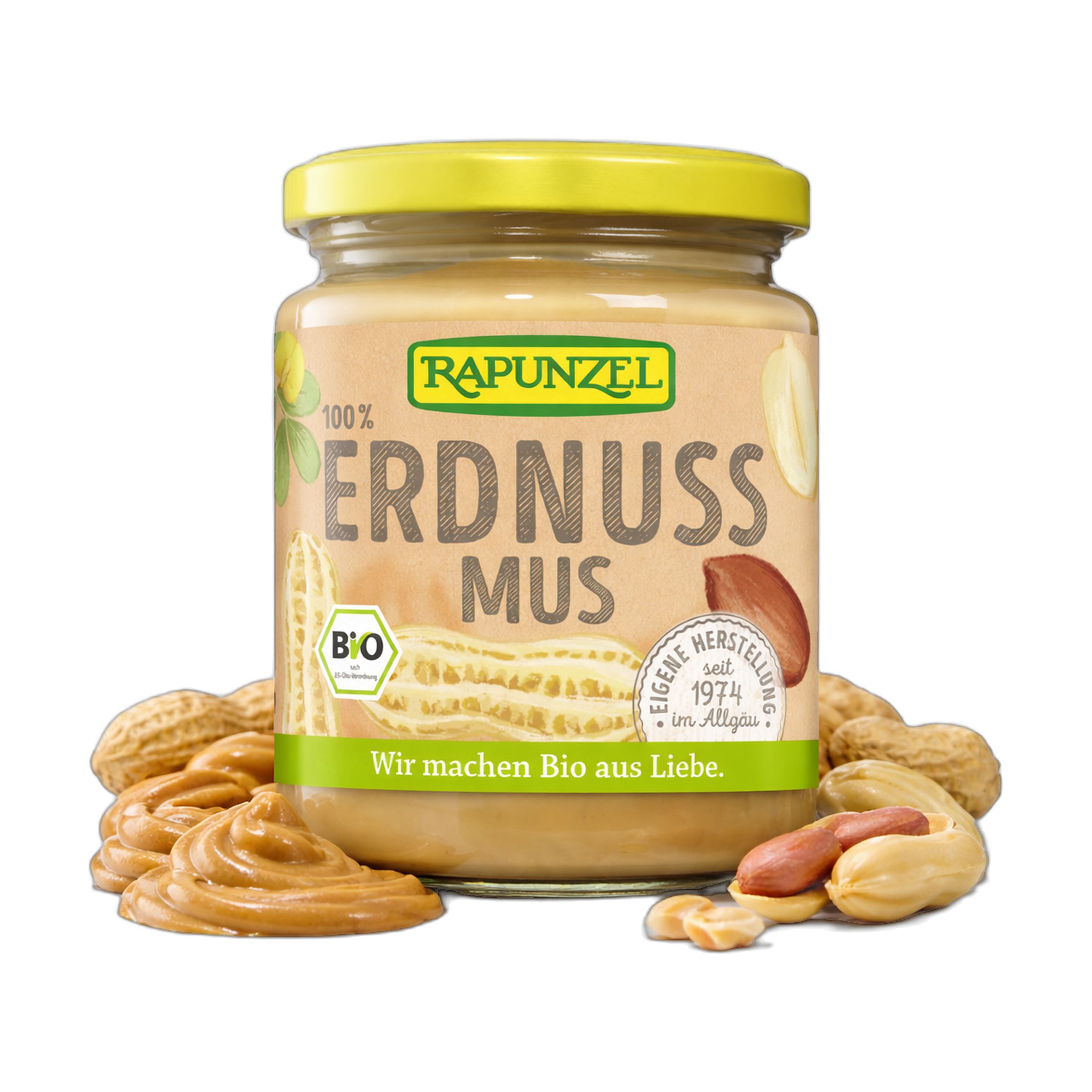 Rapunzel Bio Erdnussmus fein 1500 g