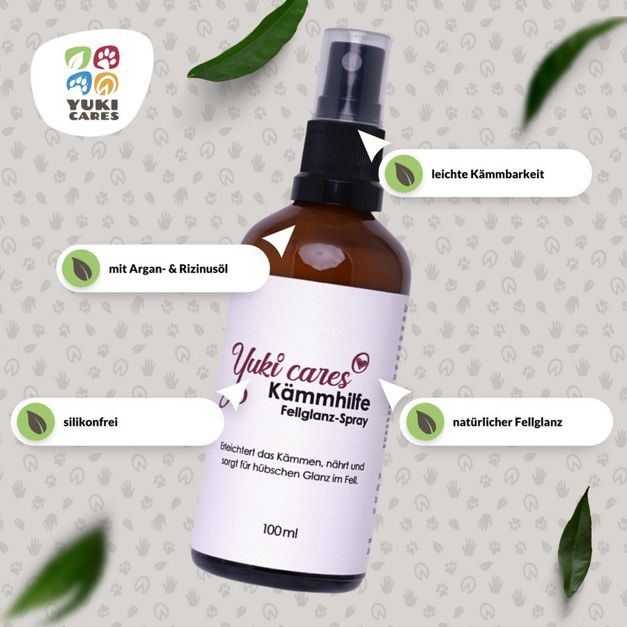 Yuki cares Conditioner Kämmhilfe für Hunde