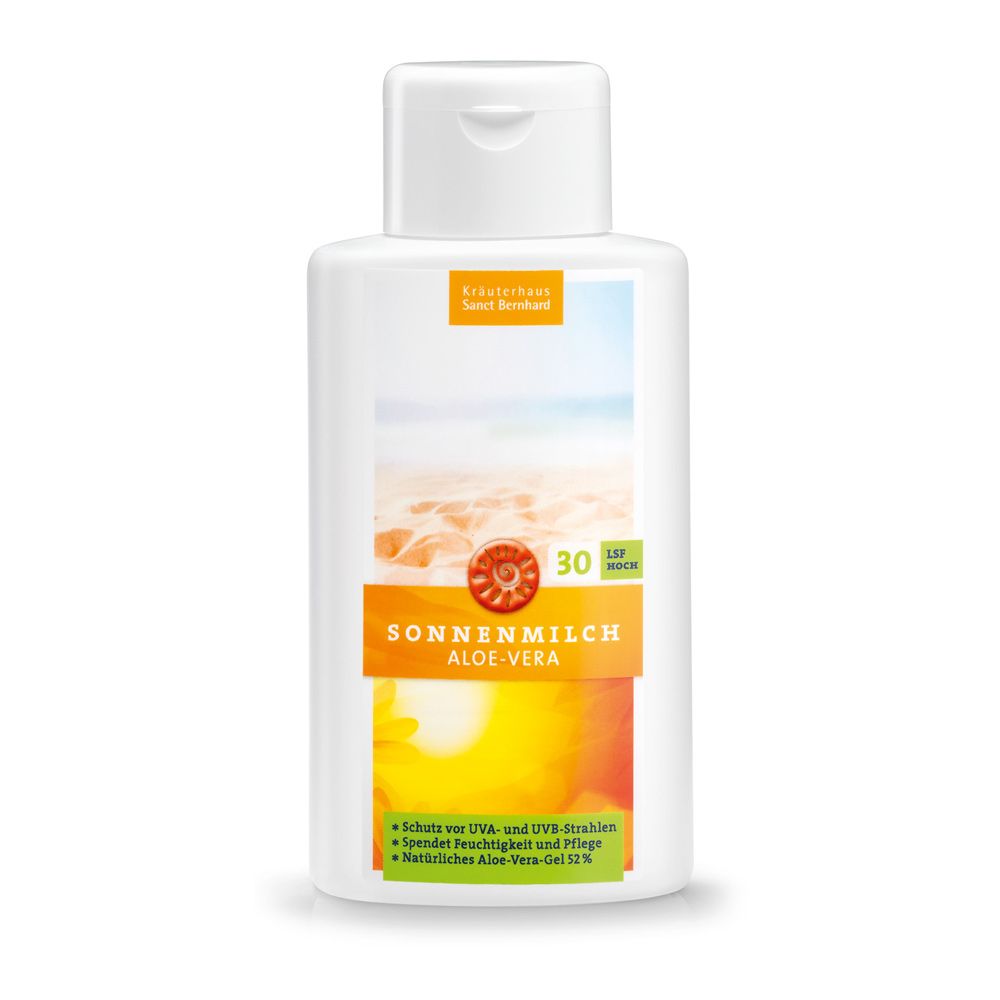 Sanct Bernhard Aloe-Vera-Sonnenschutzmilch LSF 30 250 ml Sonnenschutzcreme