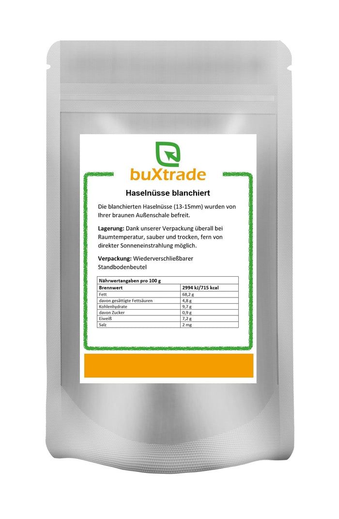buXtrade Haselnüsse blanchiert