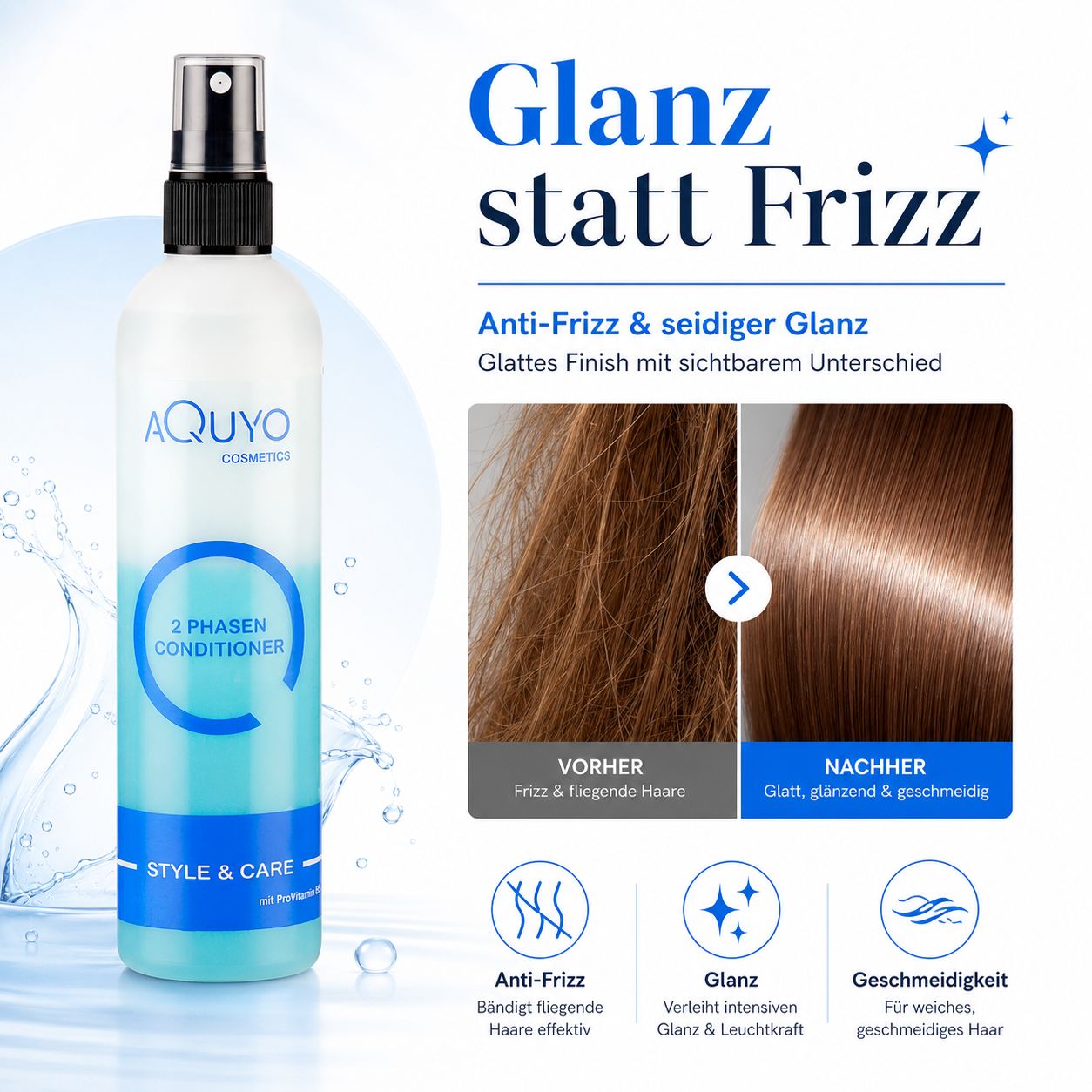 Style & Care 2 Phasen Spray Conditioner für trockenes und beanspruchtes Haar