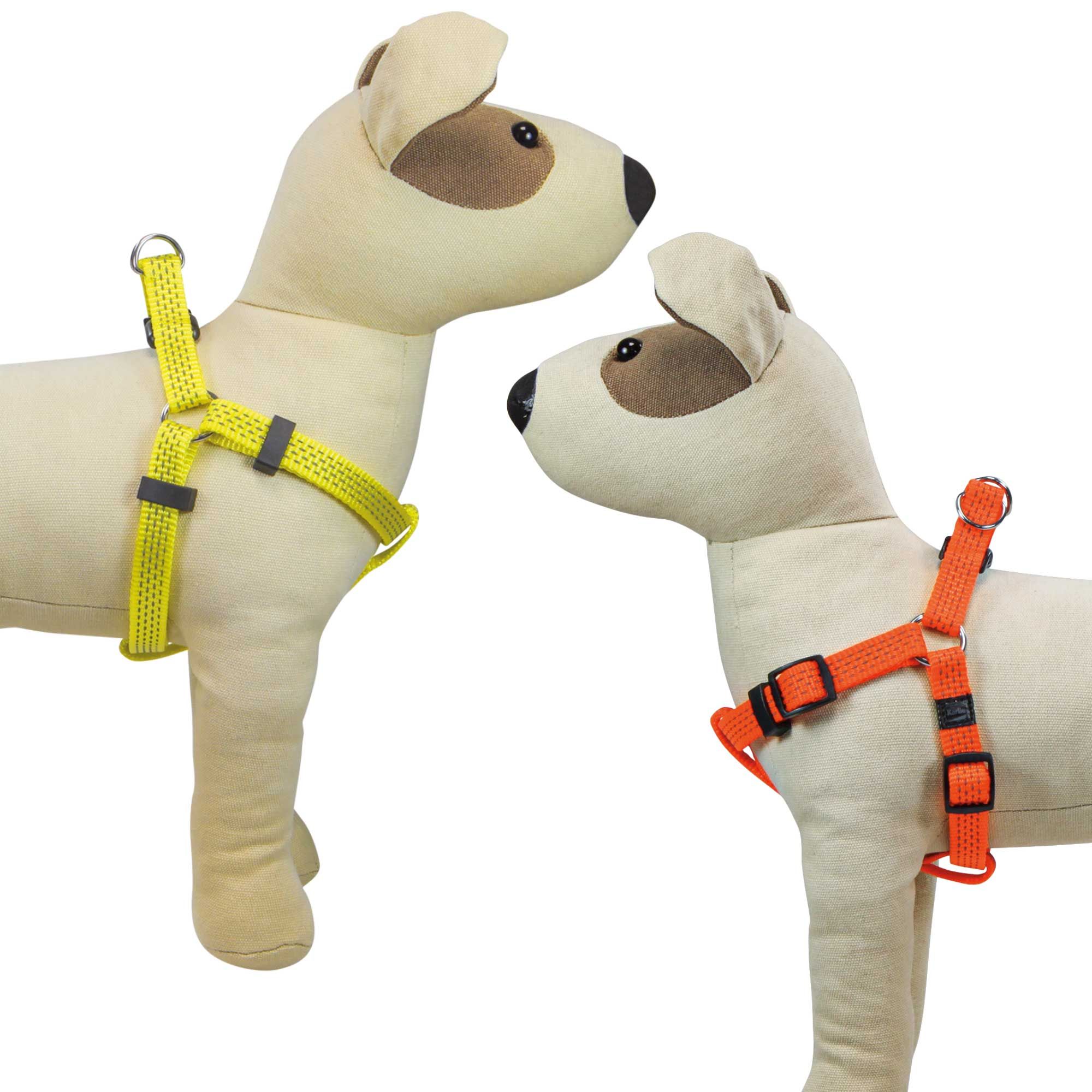 Reflex Hundegeschirr - aus pflegeleichtem Nylon mit Zugentlastung