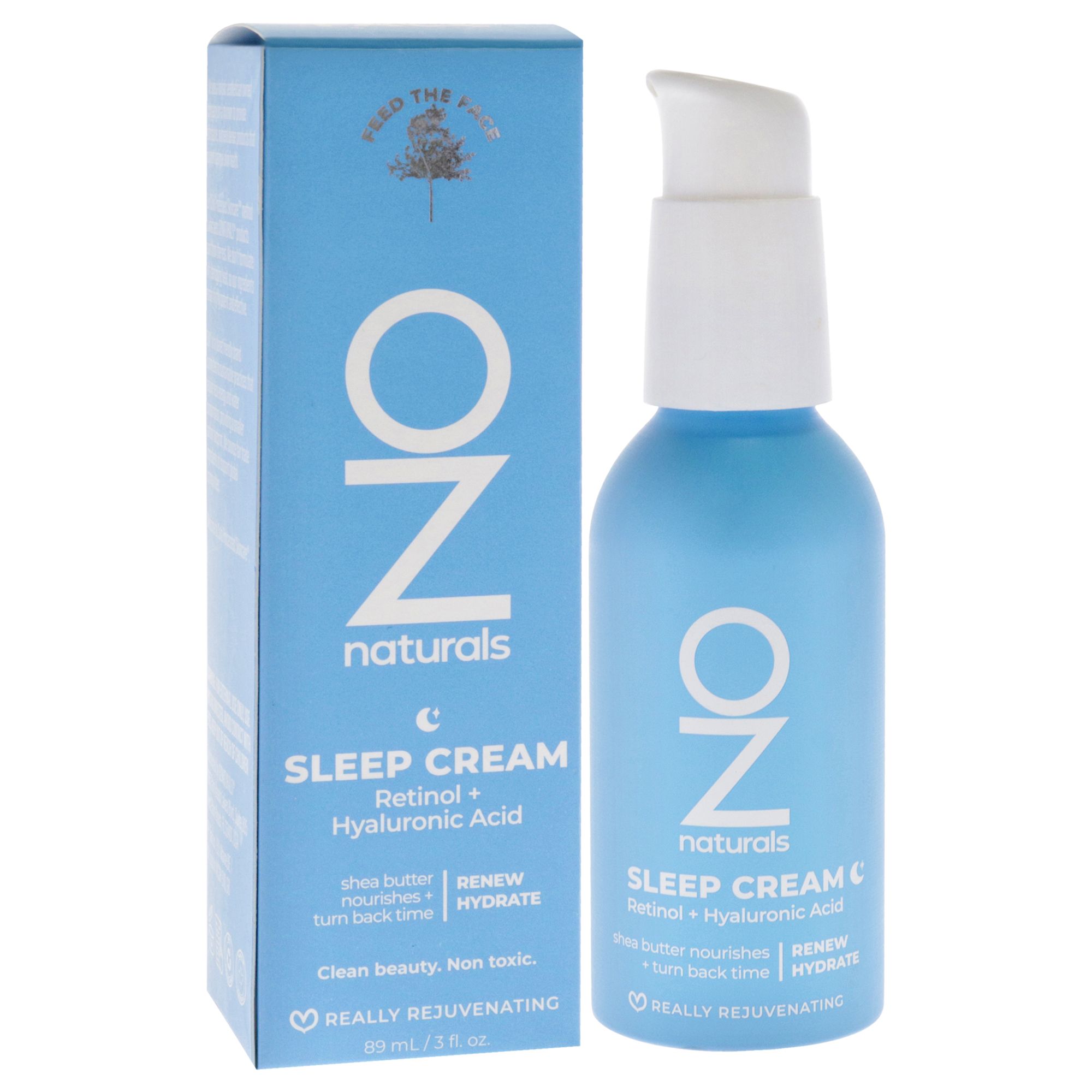 Sleep Creme Retinol Plus Hyaluronic Acid von OZNaturals