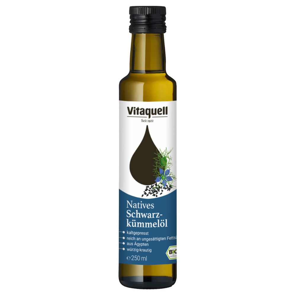 Bio Scharzkümmel-Öl, Nigella Sativa, kaltgepresst