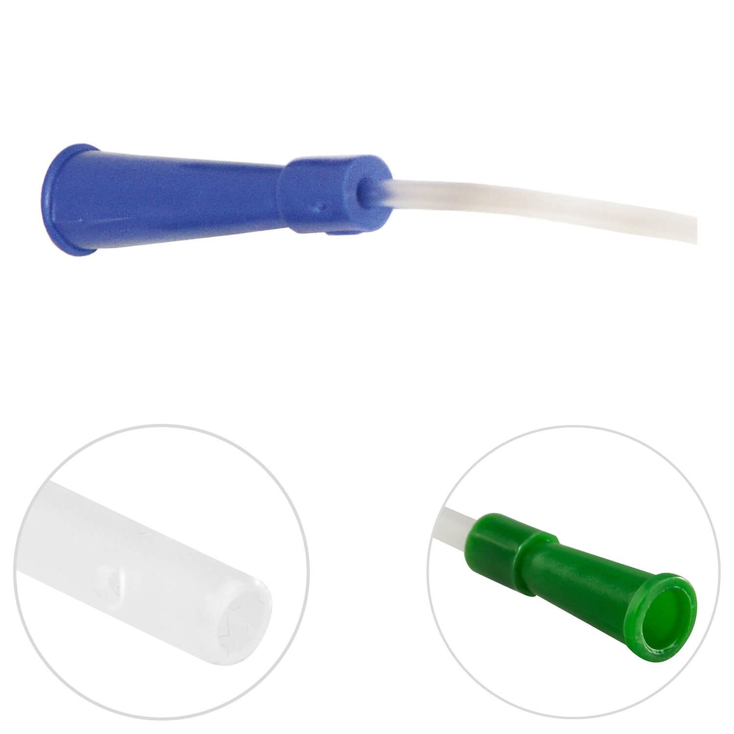 Dahlhausen Absaugkatheter 50 cm, CH 08, hellblau 1 St