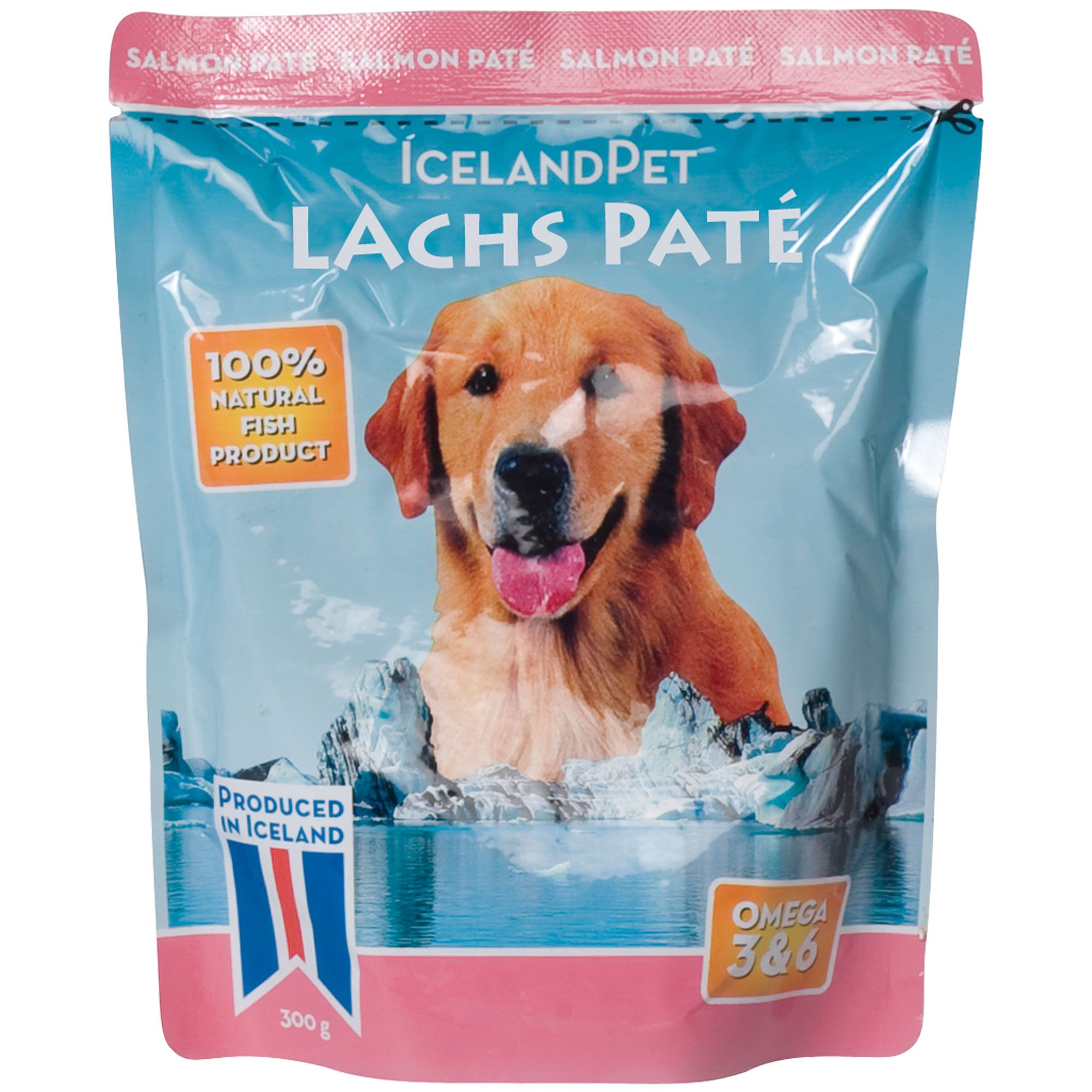 ICELAND Lachs -pur ideal zum Barfen 100% Fisch püriert