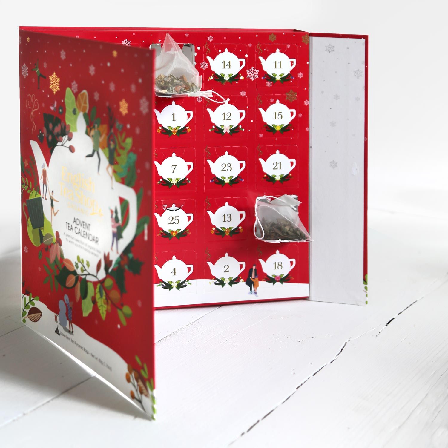 ETS - Tee Adventskalender mit Schleife Red Christmas bio
