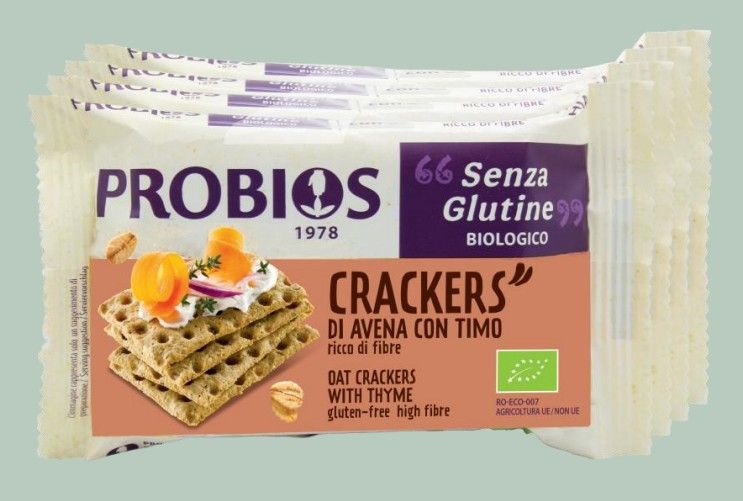 Crakers di avena e timo senza glutine - Probios