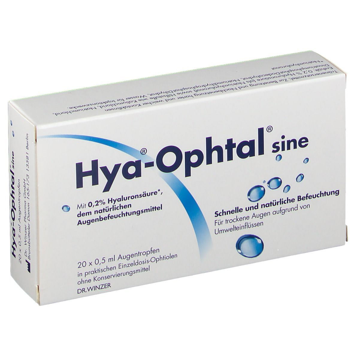Hya®-Ophtal® sine