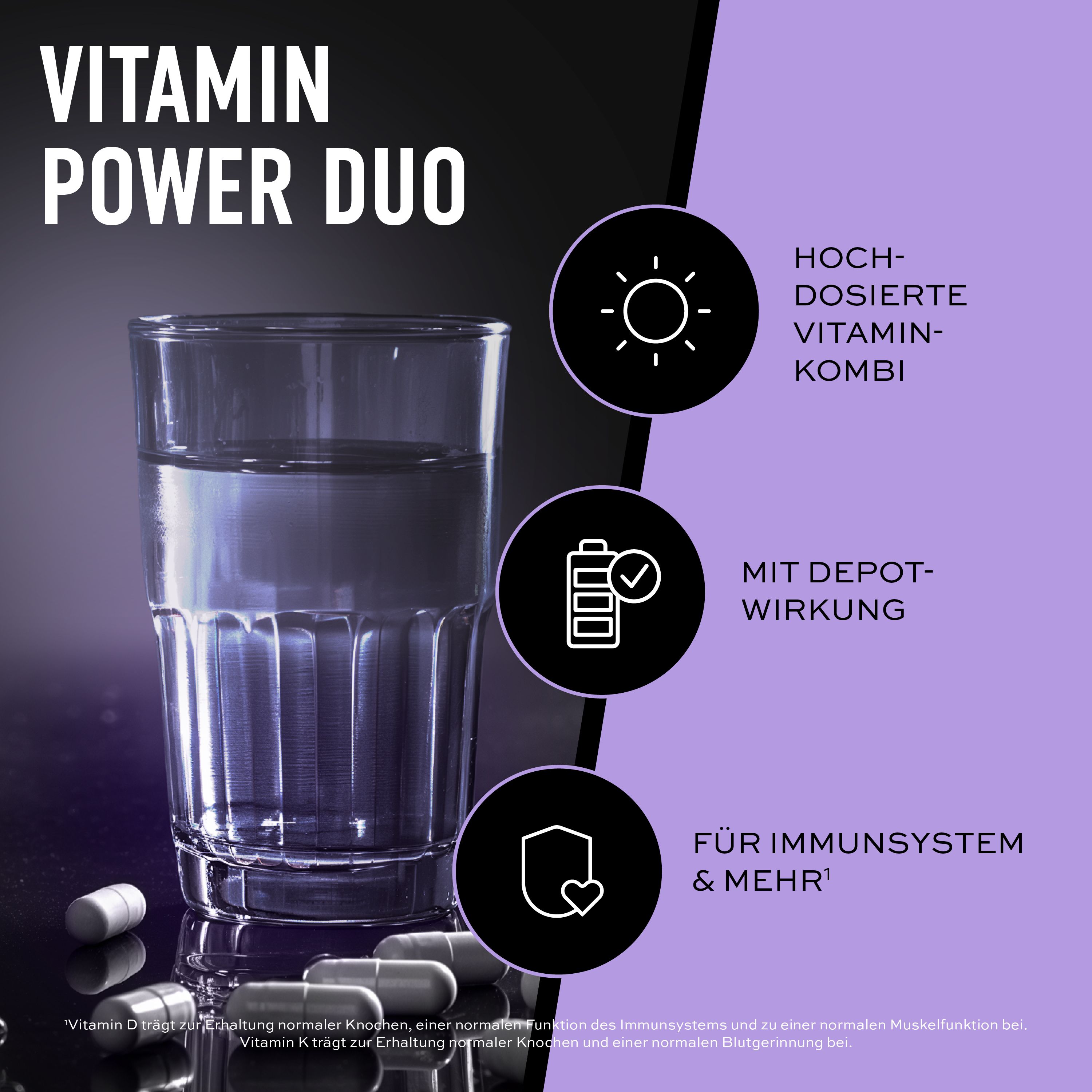 ESN Vitamin D3+K2
