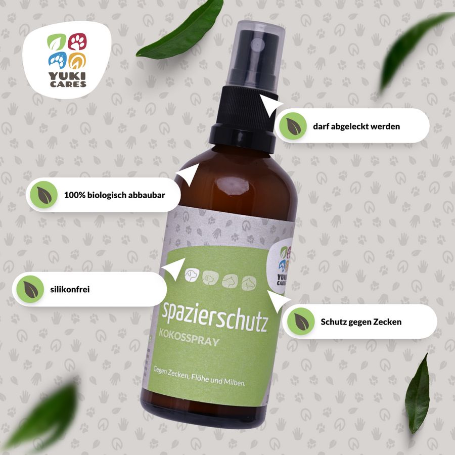 Yuki cares Anti Zecken Spray für Hunde