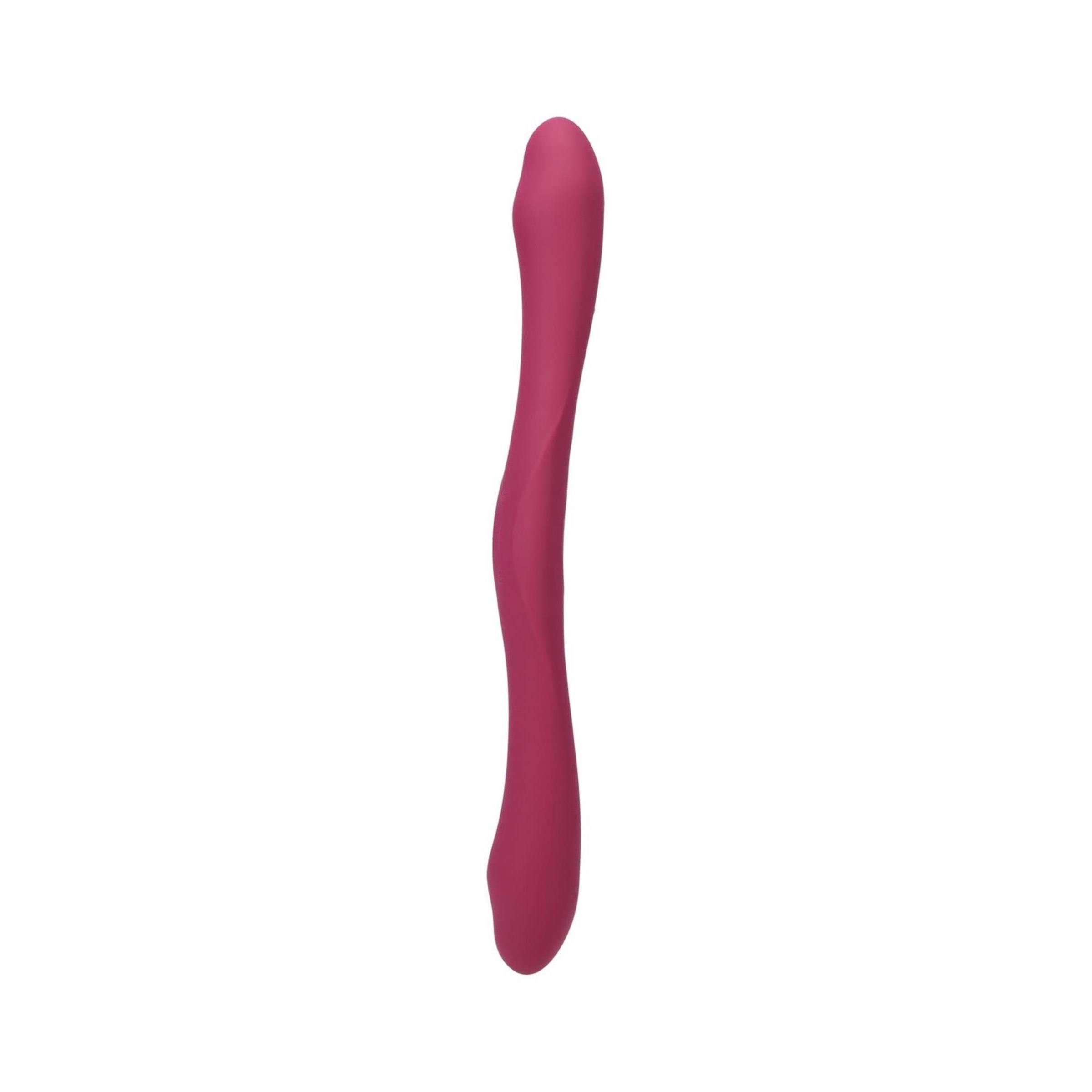 Doc Johnson - Duet - Double Ended Vibrator with Wireless Remote - Berry
