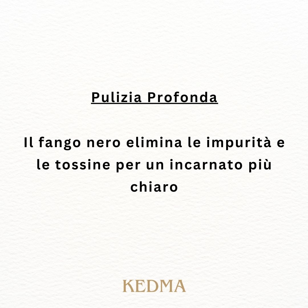 Adatto a: Pelli Grasse: Controlla la produzione di sebo. Pelli Miste: Purificazione ed equilibrio. Logo Kedma.