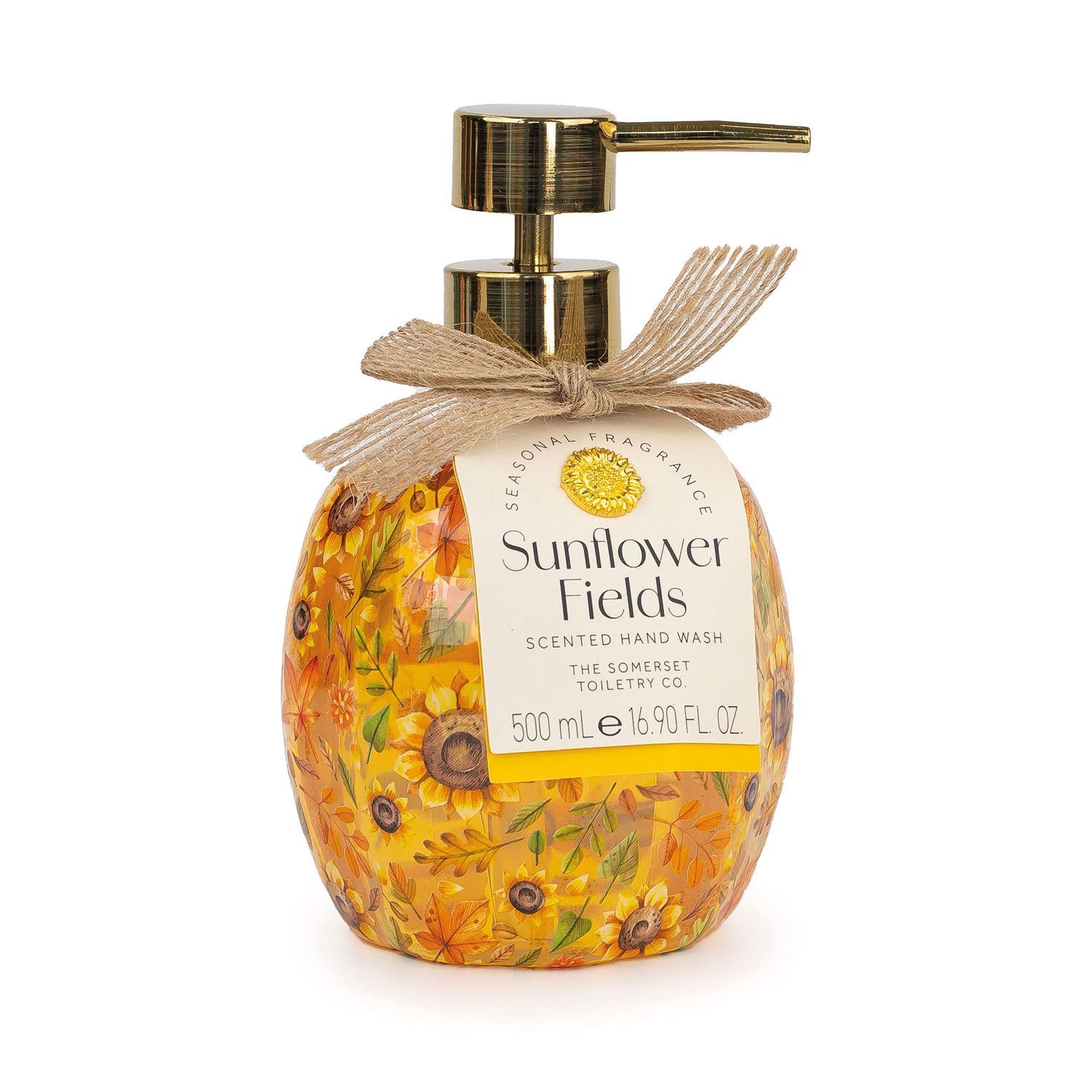 Somerset Toiletry Company Sunflower Fields Handwaschgel mit Pumpspender 500 ml