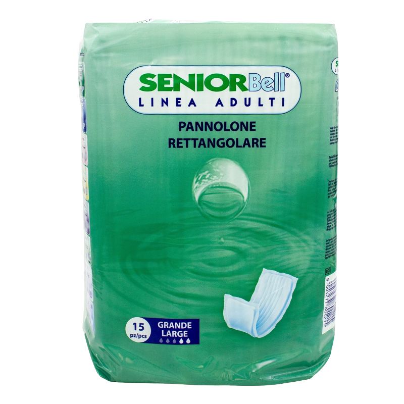 Medical Sud Senior Bell Pannoloni rettangolari con barriere per adulti