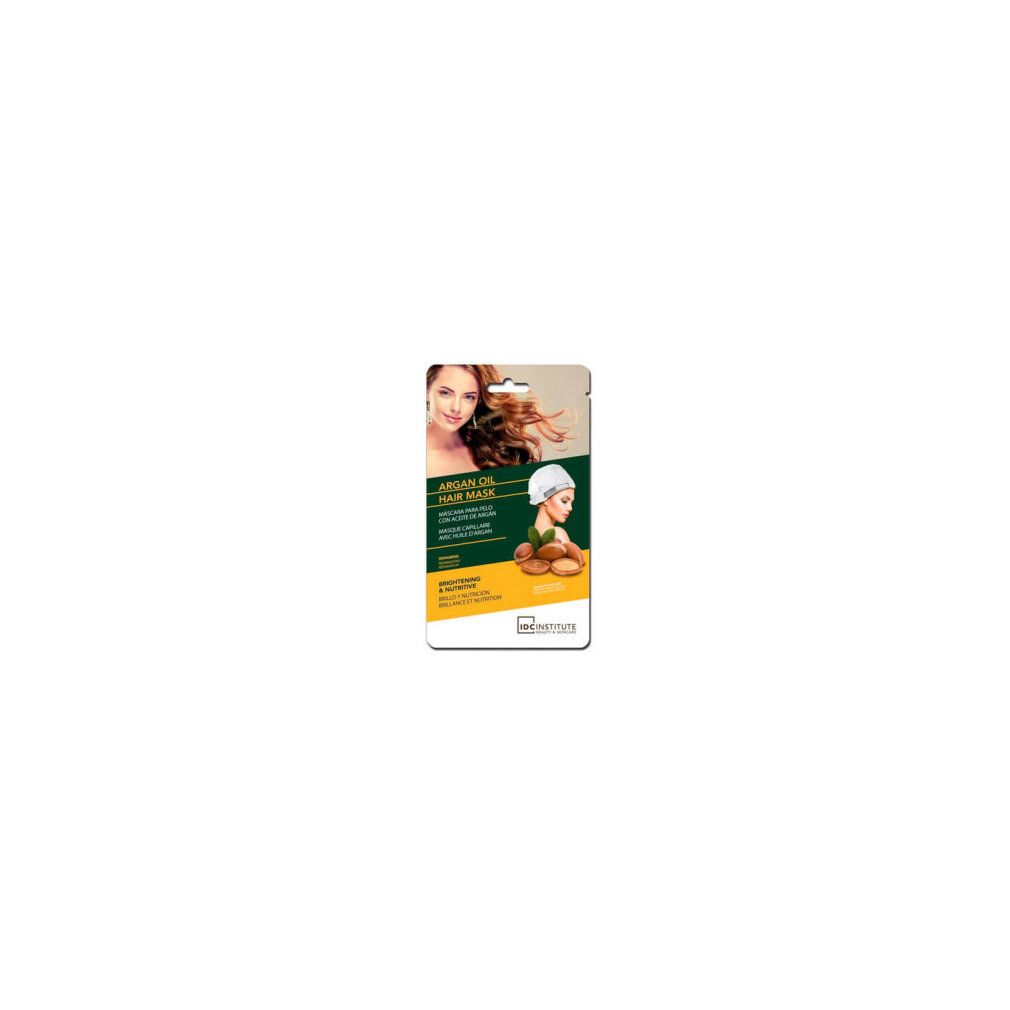 Haarmasken-Verpackung, weißer Hintergrund. Produktname und Marke sichtbar.